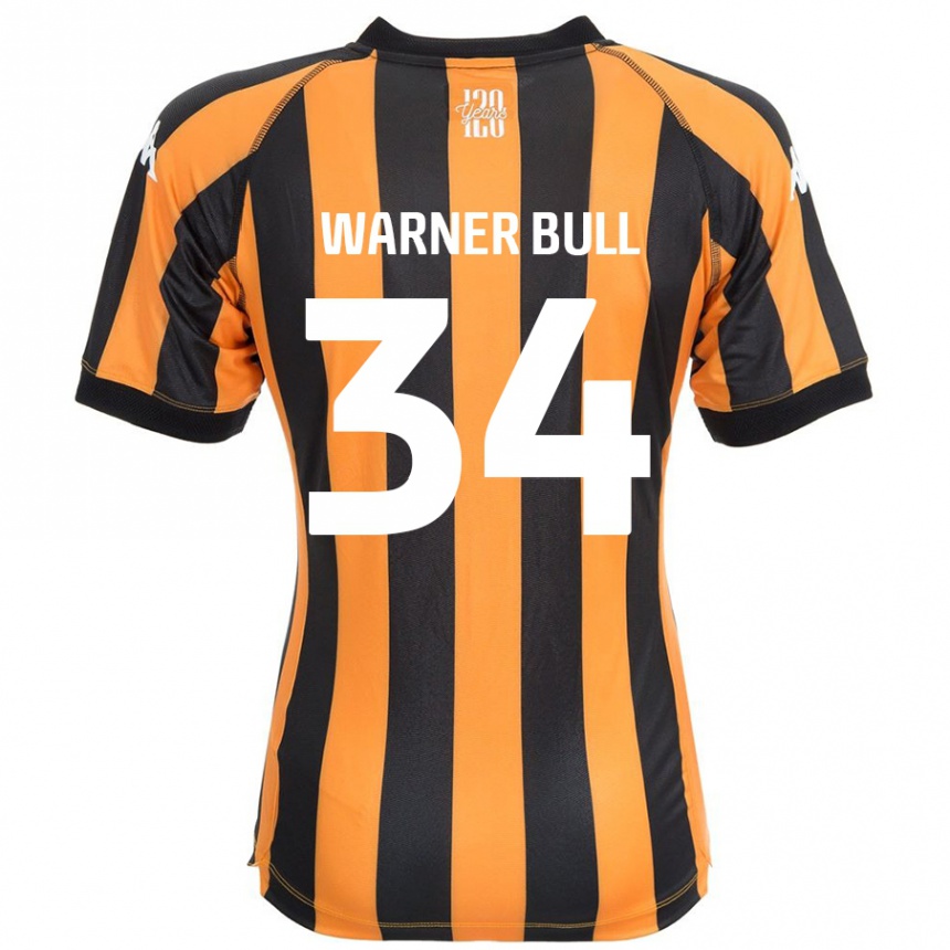 Vaikiškas Lucy Warner-Bull #34 Juodasis Gintaras Namų Marškinėliai 2024/25 T-Shirt