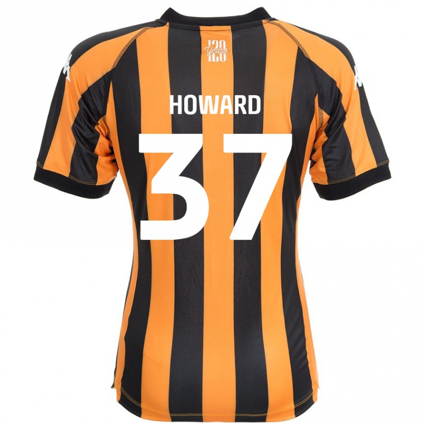 Vaikiškas Scarlet Howard #37 Juodasis Gintaras Namų Marškinėliai 2024/25 T-Shirt