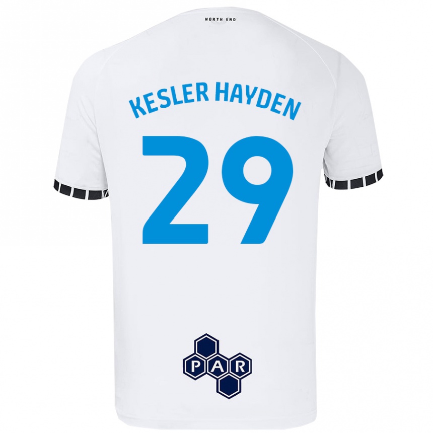 Vaikiškas Kaine Kesler-Hayden #29 Baltas Namų Marškinėliai 2024/25 T-Shirt