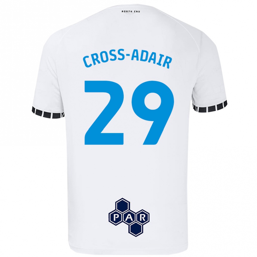 Vaikiškas Finlay Cross-Adair #29 Baltas Namų Marškinėliai 2024/25 T-Shirt