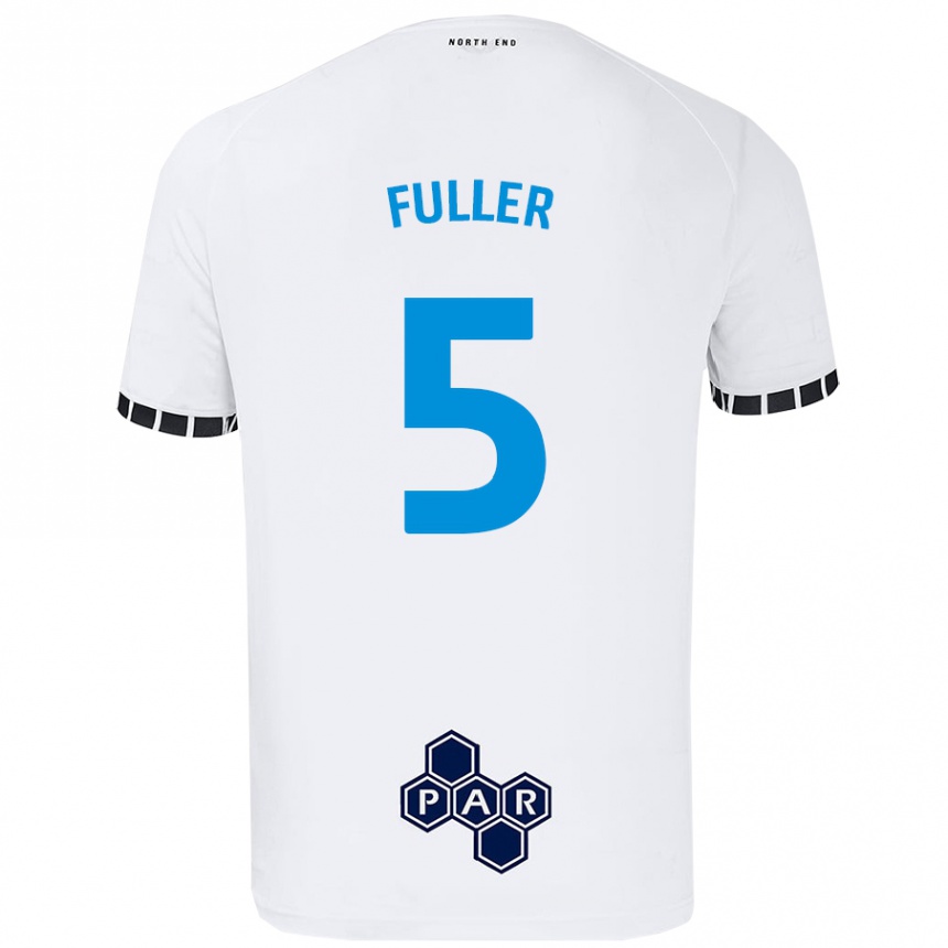 Vaikiškas Olivia Fuller #5 Baltas Namų Marškinėliai 2024/25 T-Shirt