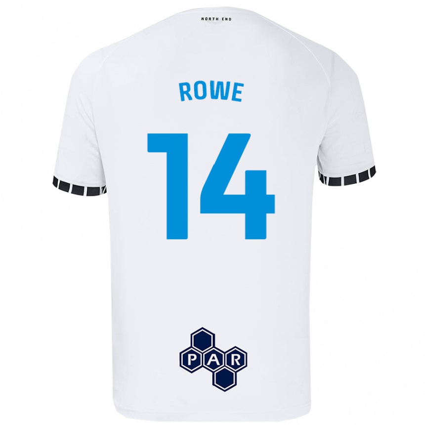 Vaikiškas Sasha Rowe #14 Baltas Namų Marškinėliai 2024/25 T-Shirt