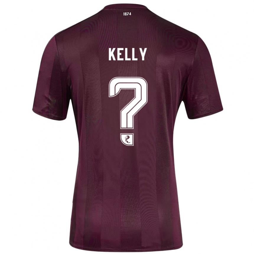 Vaikiškas Ryan Kelly #0 Burgundija Namų Marškinėliai 2024/25 T-Shirt