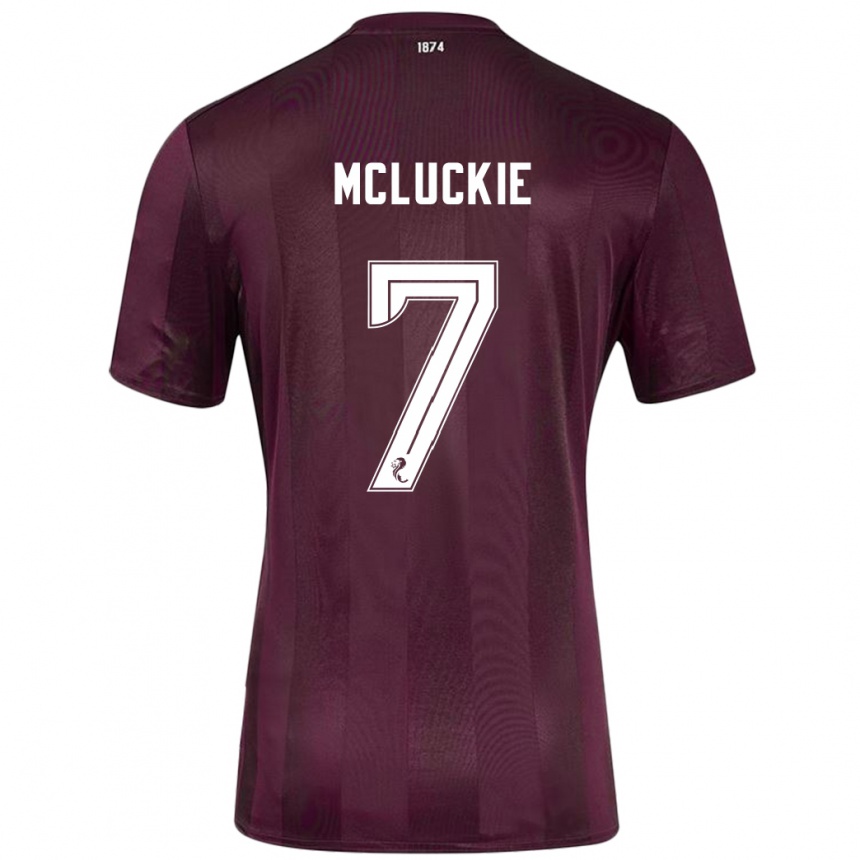 Vaikiškas Bobby Mcluckie #7 Burgundija Namų Marškinėliai 2024/25 T-Shirt