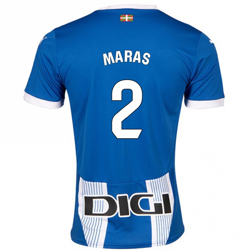 Vaikiškas Nikola Maras #2 Mėlyna Namų Marškinėliai 2024/25 T-Shirt