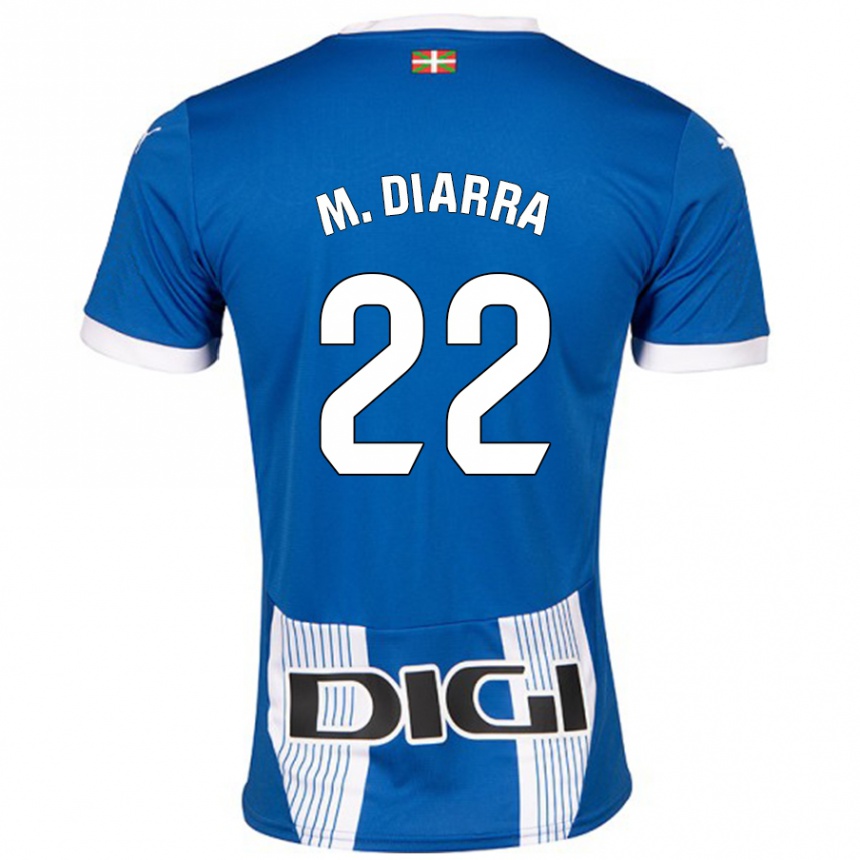 Vaikiškas Moussa Diarra #22 Mėlyna Namų Marškinėliai 2024/25 T-Shirt