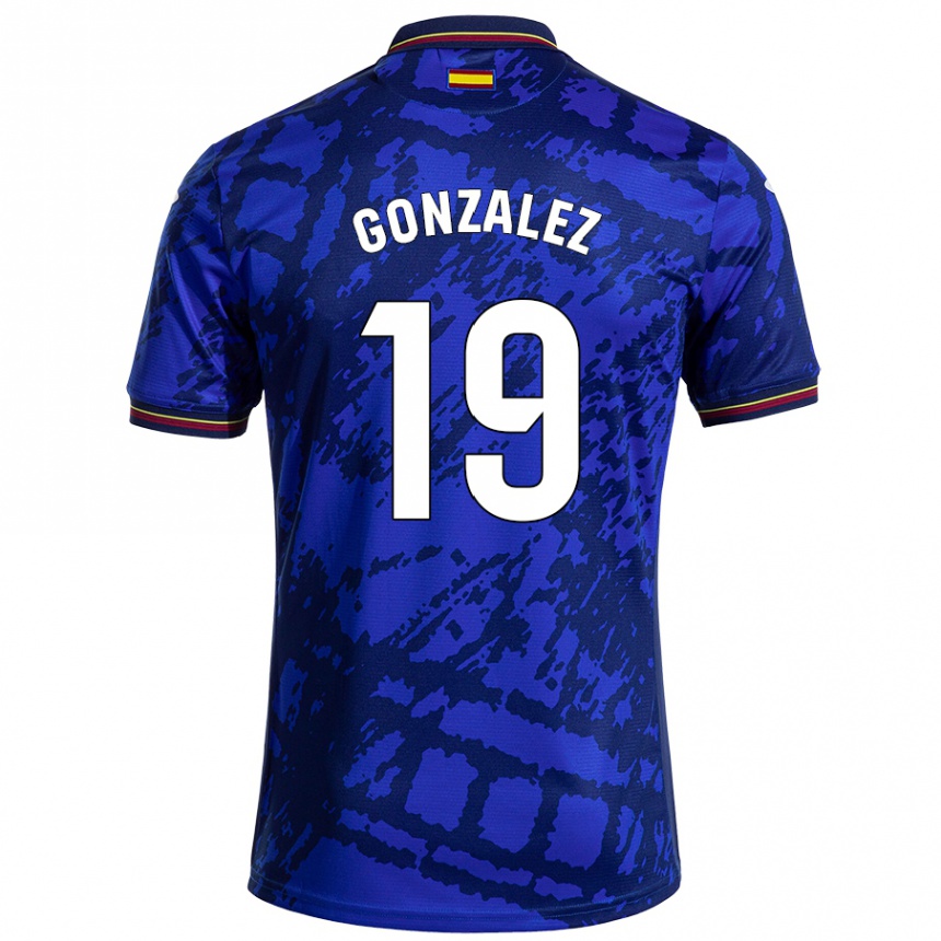 Vaikiškas Peter González #19 Tamsesnė Mėlyna Namų Marškinėliai 2024/25 T-Shirt