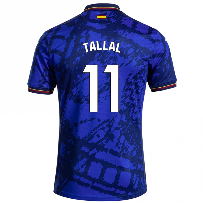 Vaikiškas Yassin Tallal #11 Tamsesnė Mėlyna Namų Marškinėliai 2024/25 T-Shirt