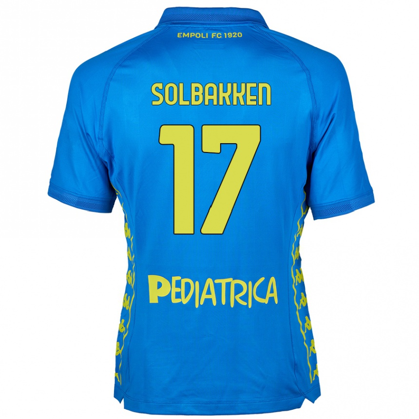 Vaikiškas Ola Solbakken #17 Mėlyna Namų Marškinėliai 2024/25 T-Shirt