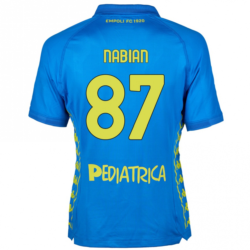 Vaikiškas Herculano Nabian #87 Mėlyna Namų Marškinėliai 2024/25 T-Shirt