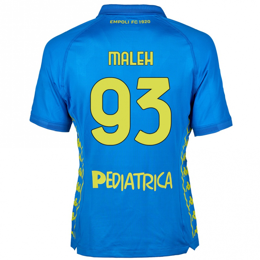 Vaikiškas Youssef Maleh #93 Mėlyna Namų Marškinėliai 2024/25 T-Shirt