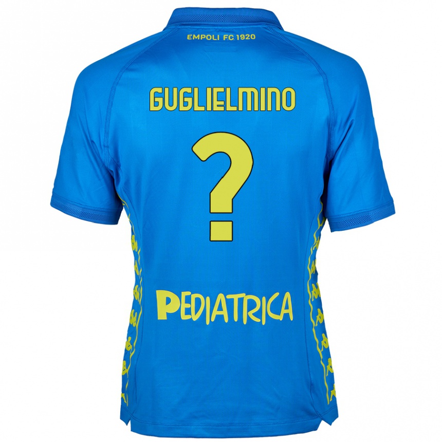 Vaikiškas Federico Guglielmino #0 Mėlyna Namų Marškinėliai 2024/25 T-Shirt