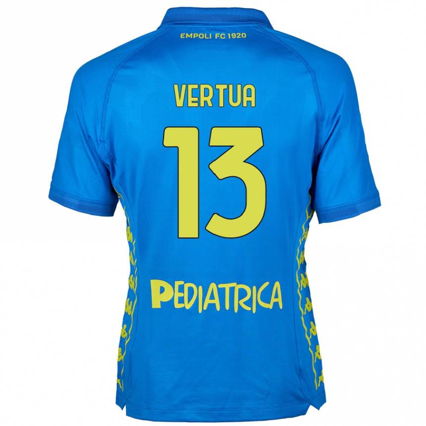 Vaikiškas Filippo Vertua #13 Mėlyna Namų Marškinėliai 2024/25 T-Shirt