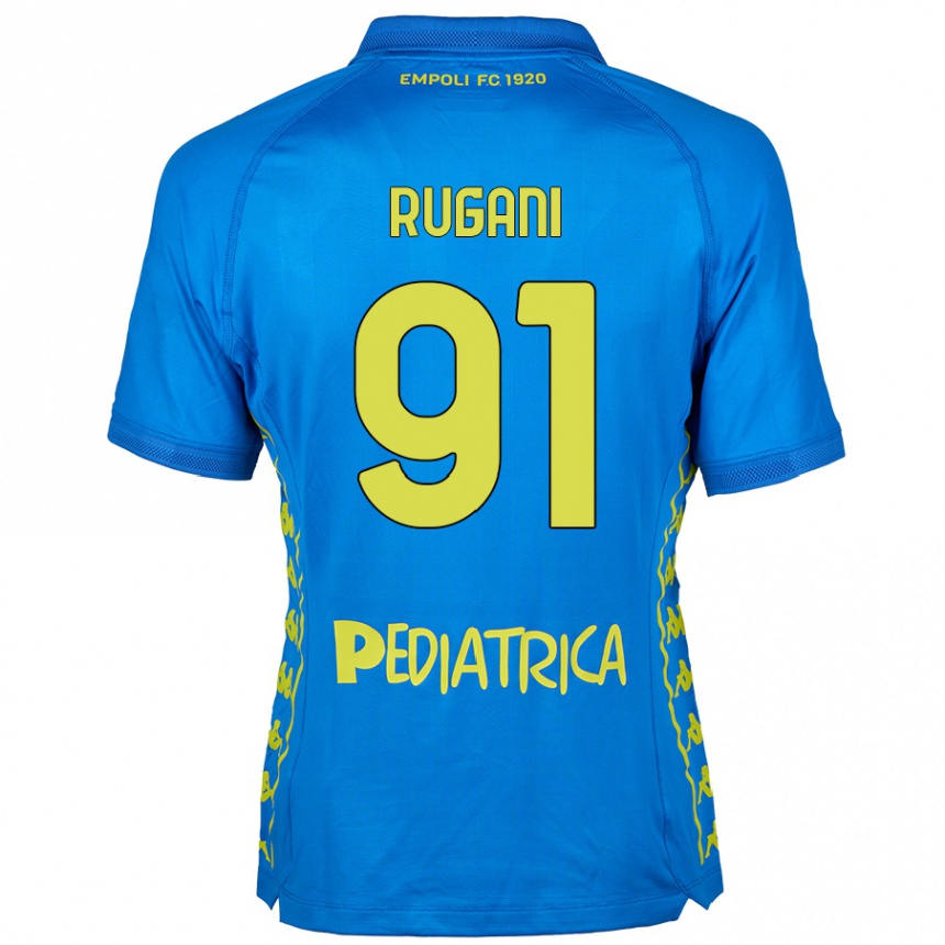 Vaikiškas Tommaso Rugani #91 Mėlyna Namų Marškinėliai 2024/25 T-Shirt