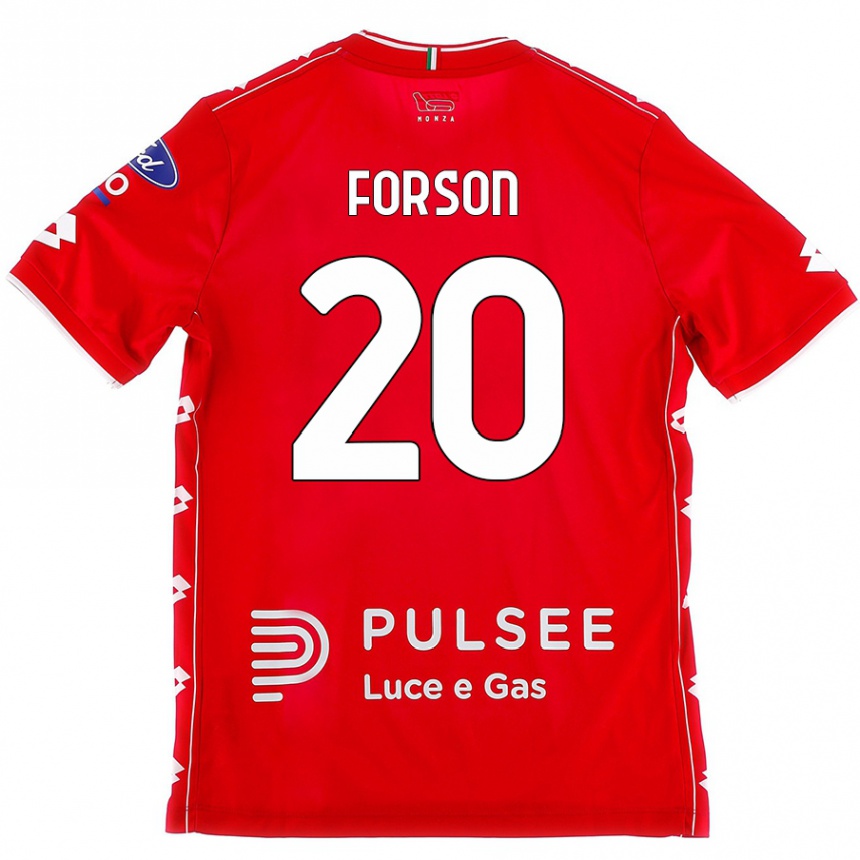 Vaikiškas Omari Forson #20 Raudona Balta Namų Marškinėliai 2024/25 T-Shirt