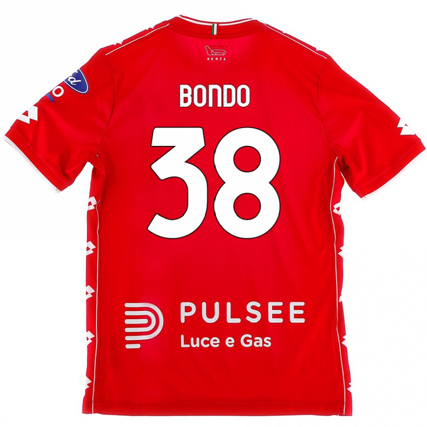 Vaikiškas Warren Bondo #38 Raudona Balta Namų Marškinėliai 2024/25 T-Shirt