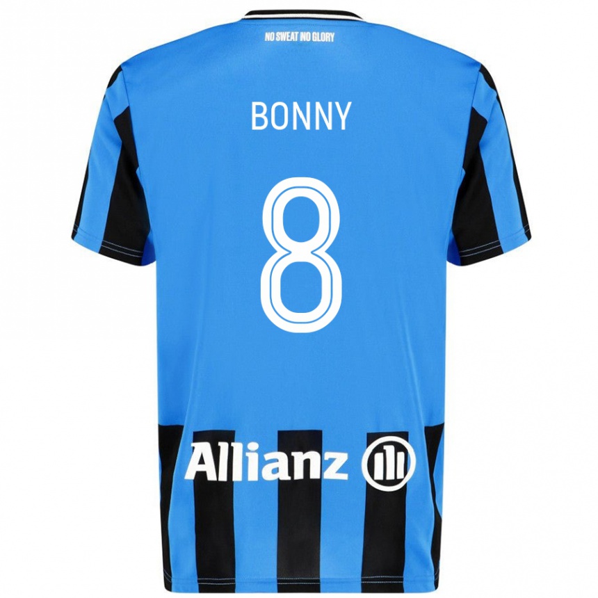 Vaikiškas Chionne Bonny #8 Dangaus Mėlyna Juoda Namų Marškinėliai 2024/25 T-Shirt