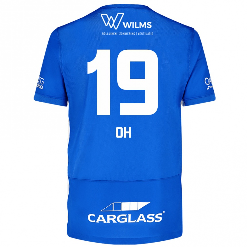 Vaikiškas Hyeon-Gyu Oh #19 Mėlyna Namų Marškinėliai 2024/25 T-Shirt