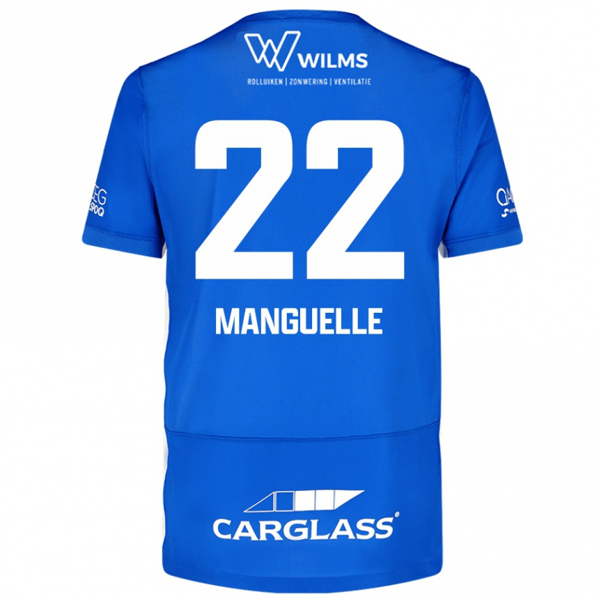 Vaikiškas Brad Manguelle #22 Mėlyna Namų Marškinėliai 2024/25 T-Shirt