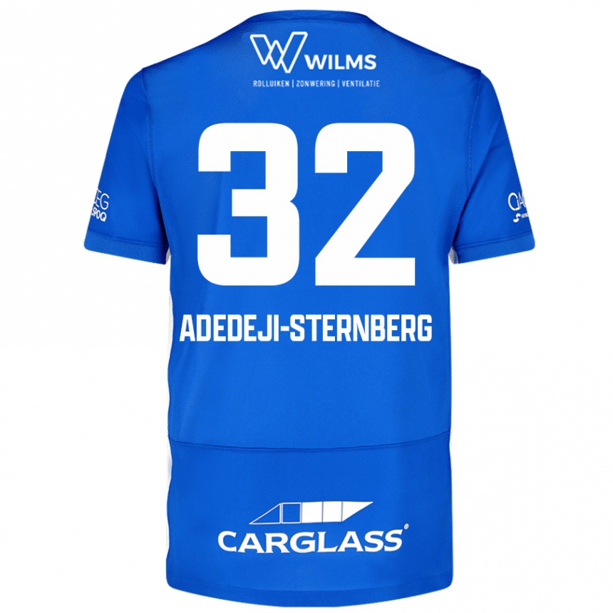 Vaikiškas Noah Adedeji-Sternberg #32 Mėlyna Namų Marškinėliai 2024/25 T-Shirt