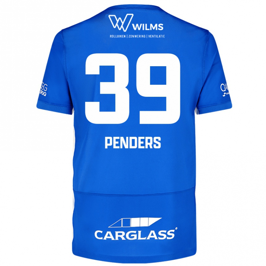 Vaikiškas Mike Penders #39 Mėlyna Namų Marškinėliai 2024/25 T-Shirt