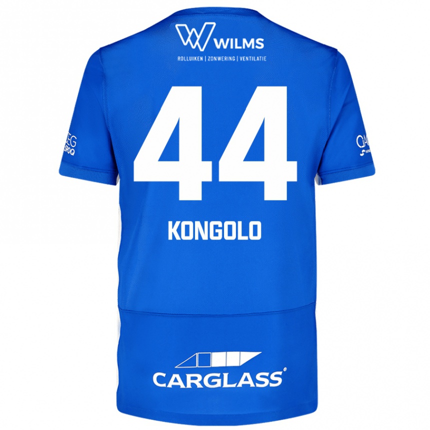 Vaikiškas Josue Kongolo #44 Mėlyna Namų Marškinėliai 2024/25 T-Shirt