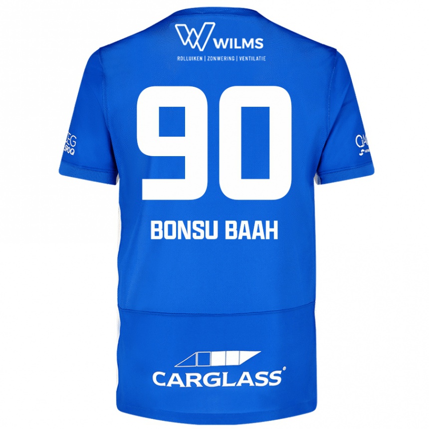 Vaikiškas Christopher Bonsu Baah #90 Mėlyna Namų Marškinėliai 2024/25 T-Shirt