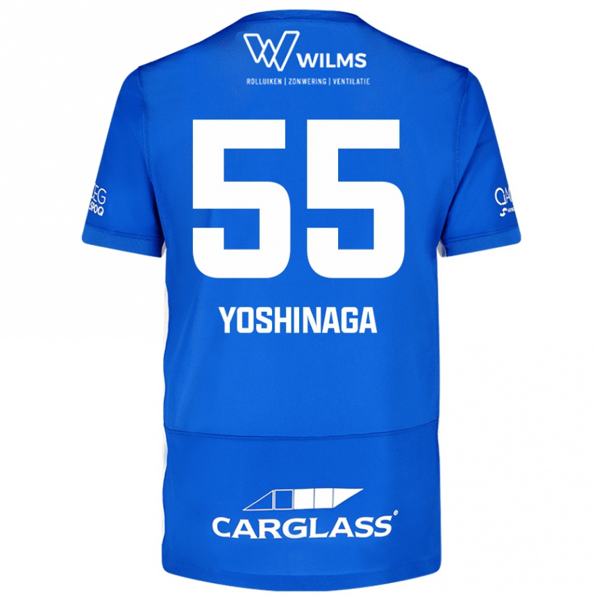 Vaikiškas Yumeki Yoshinaga #55 Mėlyna Namų Marškinėliai 2024/25 T-Shirt