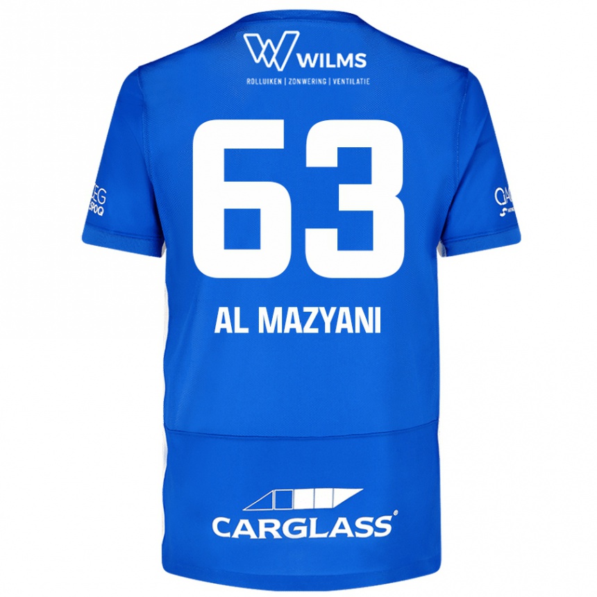 Vaikiškas Faissal Al Mazyani #63 Mėlyna Namų Marškinėliai 2024/25 T-Shirt