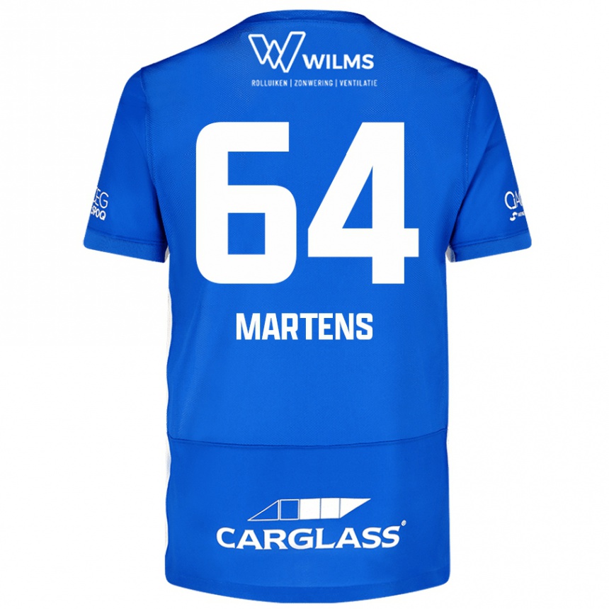 Vaikiškas Nolan Martens #64 Mėlyna Namų Marškinėliai 2024/25 T-Shirt