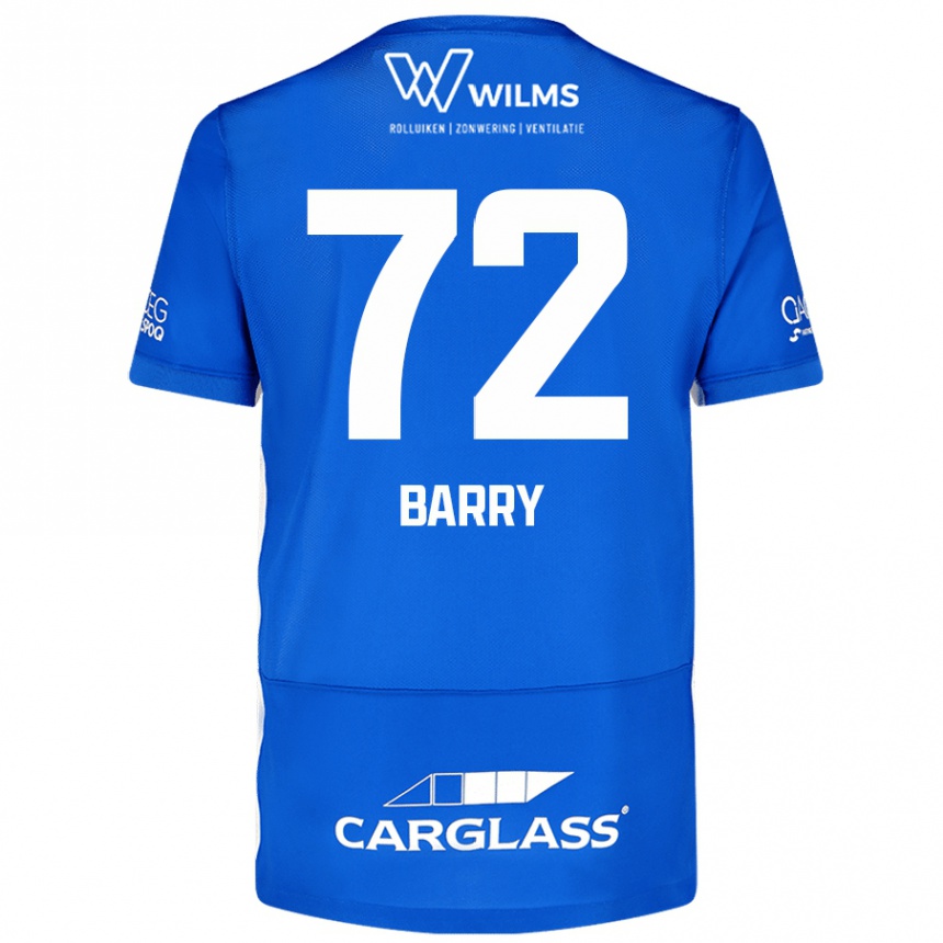 Vaikiškas Alpha Barry #72 Mėlyna Namų Marškinėliai 2024/25 T-Shirt