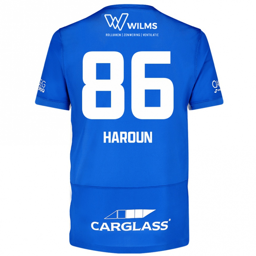 Vaikiškas Kenan Haroun #86 Mėlyna Namų Marškinėliai 2024/25 T-Shirt