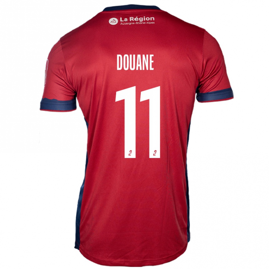 Vaikiškas Maïdine Douane #11 Šviesiai Bordo Namų Marškinėliai 2024/25 T-Shirt