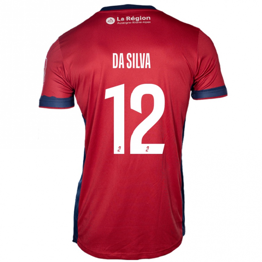 Vaikiškas Damien Da Silva #12 Šviesiai Bordo Namų Marškinėliai 2024/25 T-Shirt