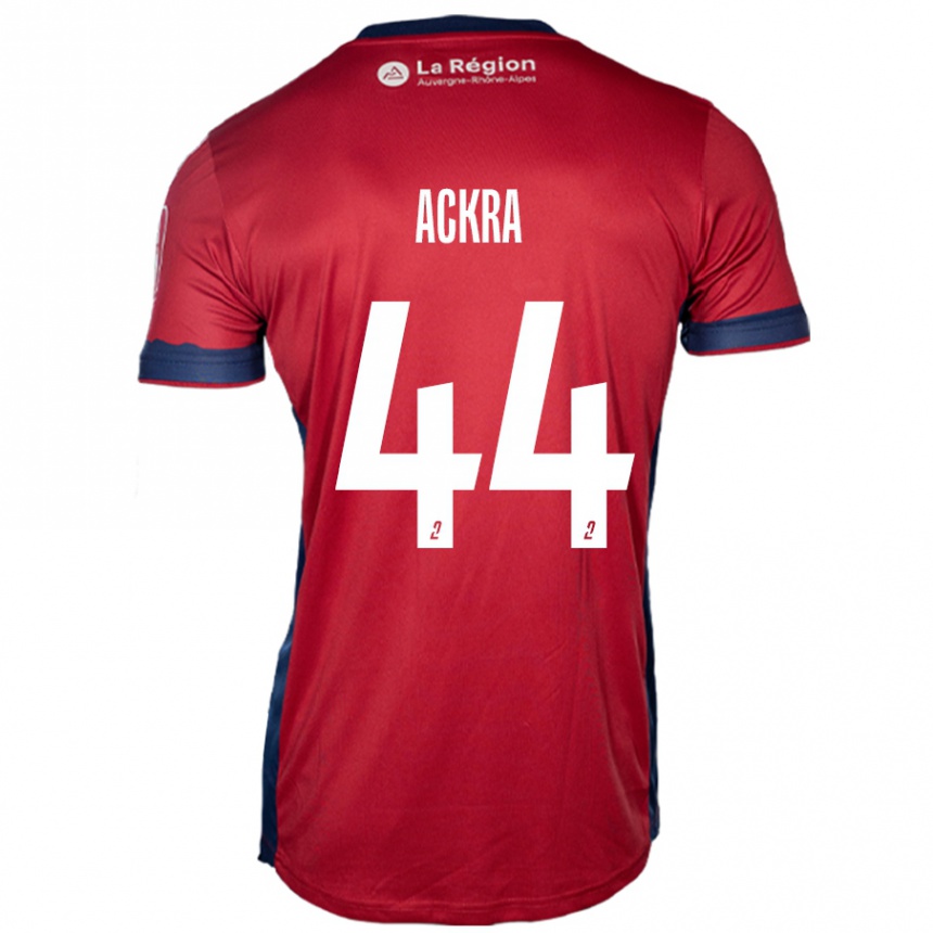 Vaikiškas Allan Ackra #44 Šviesiai Bordo Namų Marškinėliai 2024/25 T-Shirt