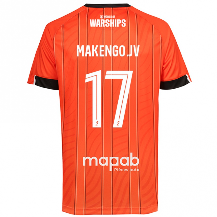 Vaikiškas Jean-Victor Makengo #17 Oranžinė Namų Marškinėliai 2024/25 T-Shirt