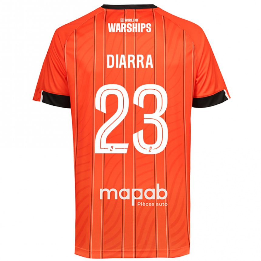 Vaikiškas Stéphane Diarra #23 Oranžinė Namų Marškinėliai 2024/25 T-Shirt