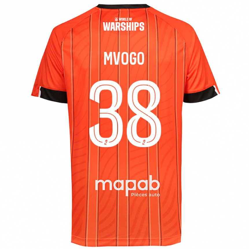 Vaikiškas Yvon Mvogo #38 Oranžinė Namų Marškinėliai 2024/25 T-Shirt