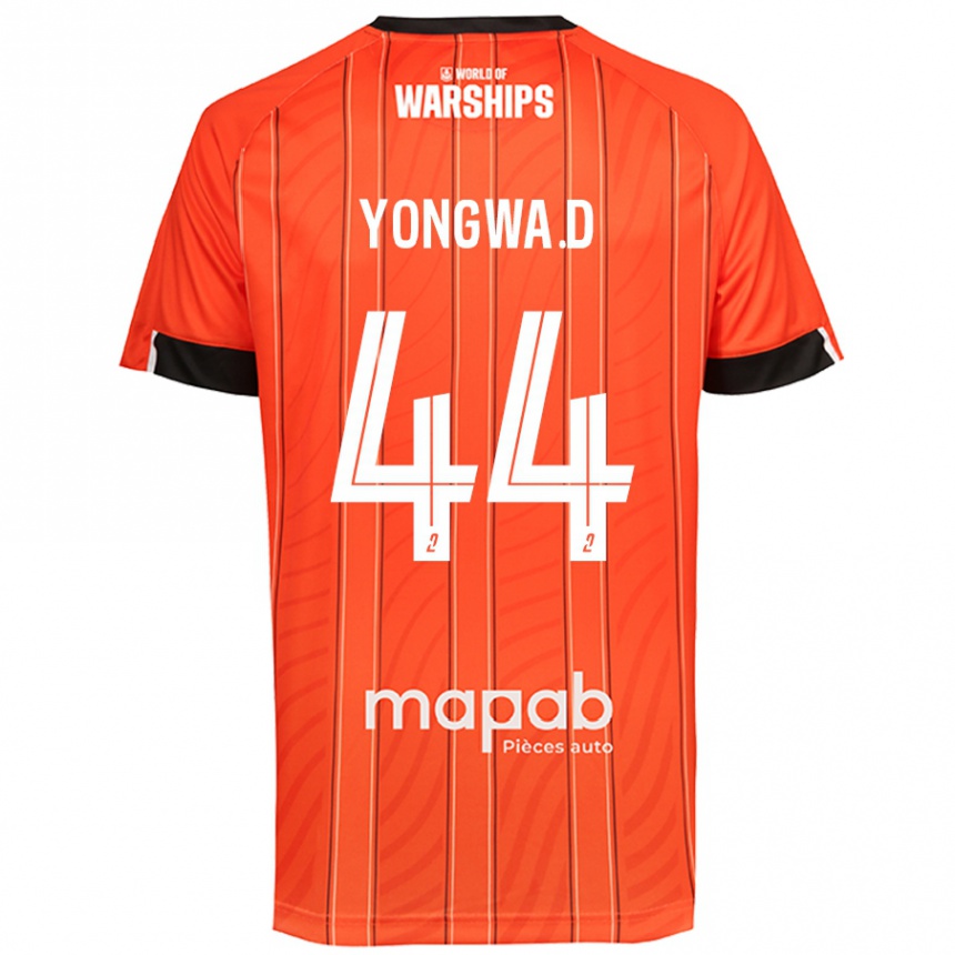 Vaikiškas Darlin Yongwa #44 Oranžinė Namų Marškinėliai 2024/25 T-Shirt