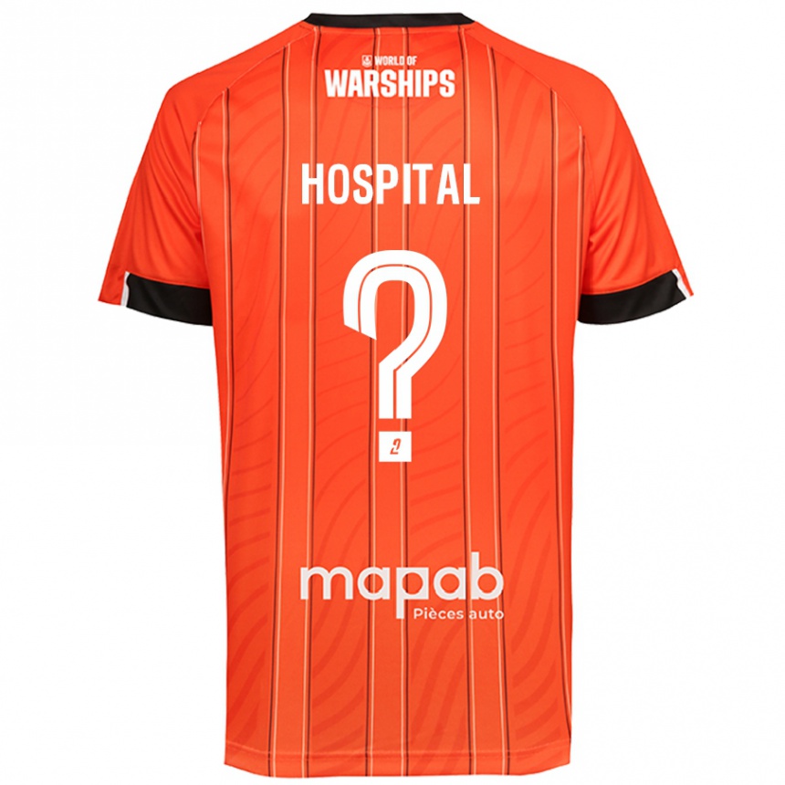 Vaikiškas Alex Hospital #0 Oranžinė Namų Marškinėliai 2024/25 T-Shirt