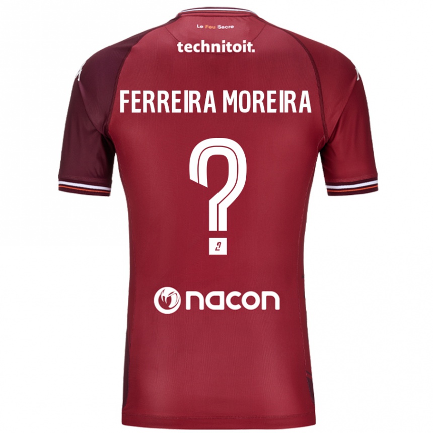 Vaikiškas Ruben Ferreira Moreira #0 Raudona Granata Namų Marškinėliai 2024/25 T-Shirt