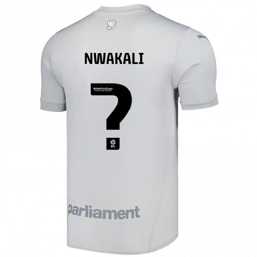 Vaikiškas Kelechi Nwakali #0 Sidabrinė Pilka Išvykos Marškinėliai 2024/25 T-Shirt