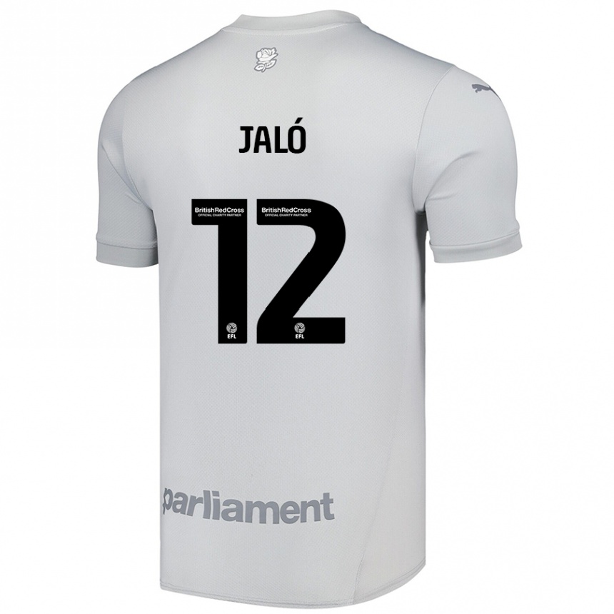 Vaikiškas Fábio Jaló #12 Sidabrinė Pilka Išvykos Marškinėliai 2024/25 T-Shirt