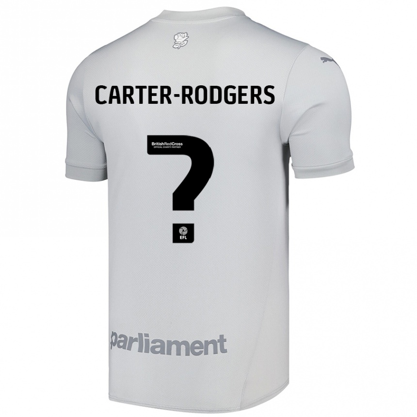 Vaikiškas Trent Carter-Rodgers #0 Sidabrinė Pilka Išvykos Marškinėliai 2024/25 T-Shirt