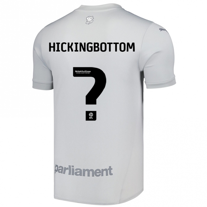 Vaikiškas Charlie Hickingbottom #0 Sidabrinė Pilka Išvykos Marškinėliai 2024/25 T-Shirt