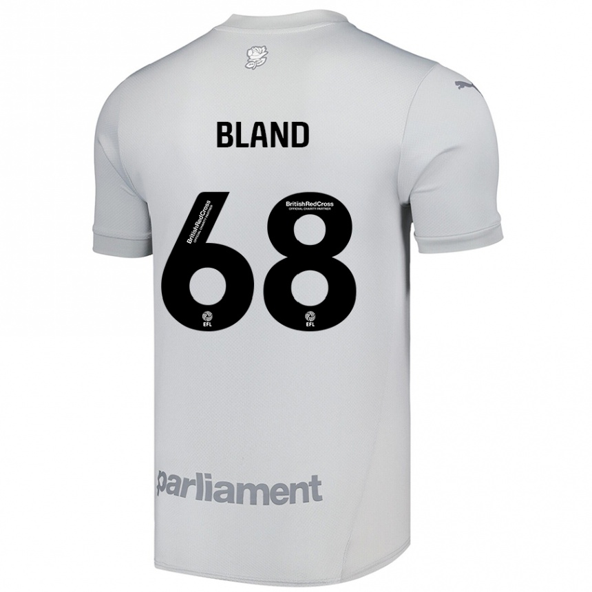 Vaikiškas Jonathan Bland #68 Sidabrinė Pilka Išvykos Marškinėliai 2024/25 T-Shirt