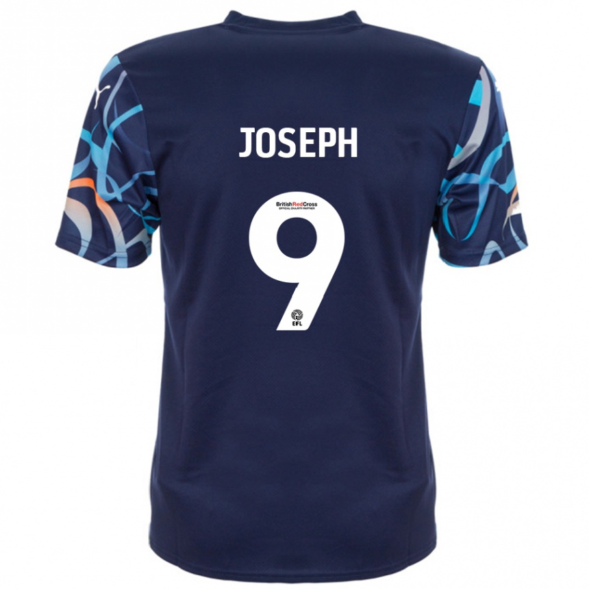 Vaikiškas Kyle Joseph #9 Tamsiai Mėlyna Išvykos Marškinėliai 2024/25 T-Shirt