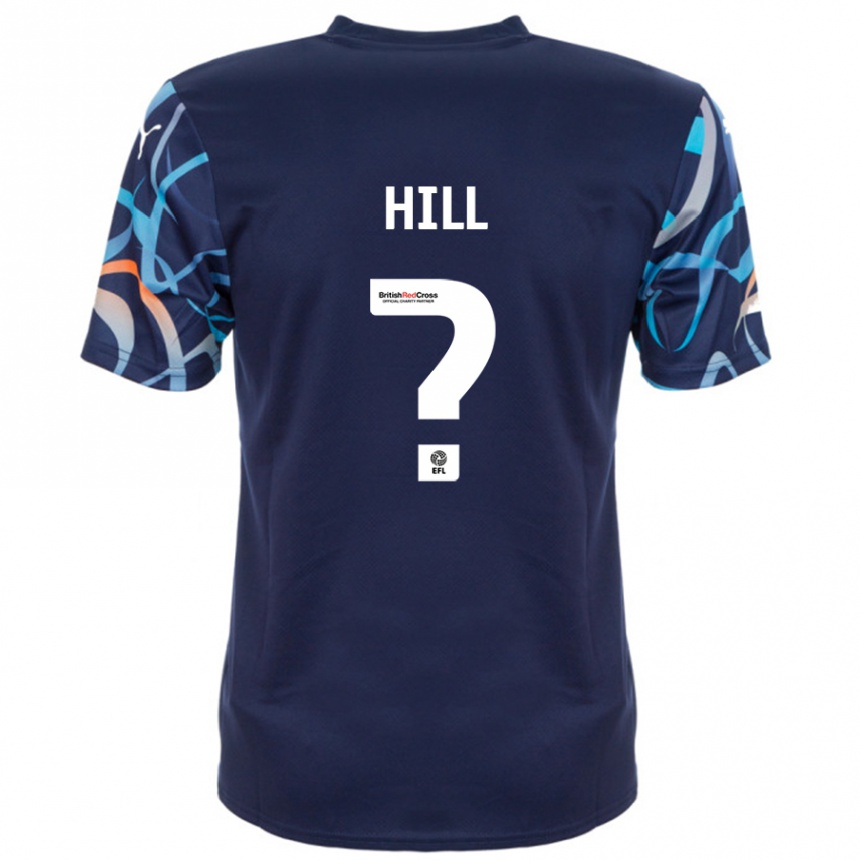 Vaikiškas Tyler Hill #0 Tamsiai Mėlyna Išvykos Marškinėliai 2024/25 T-Shirt