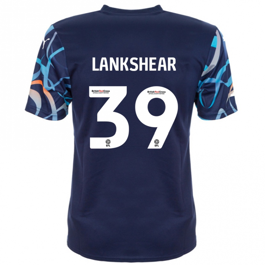 Vaikiškas Alex Lankshear #39 Tamsiai Mėlyna Išvykos Marškinėliai 2024/25 T-Shirt