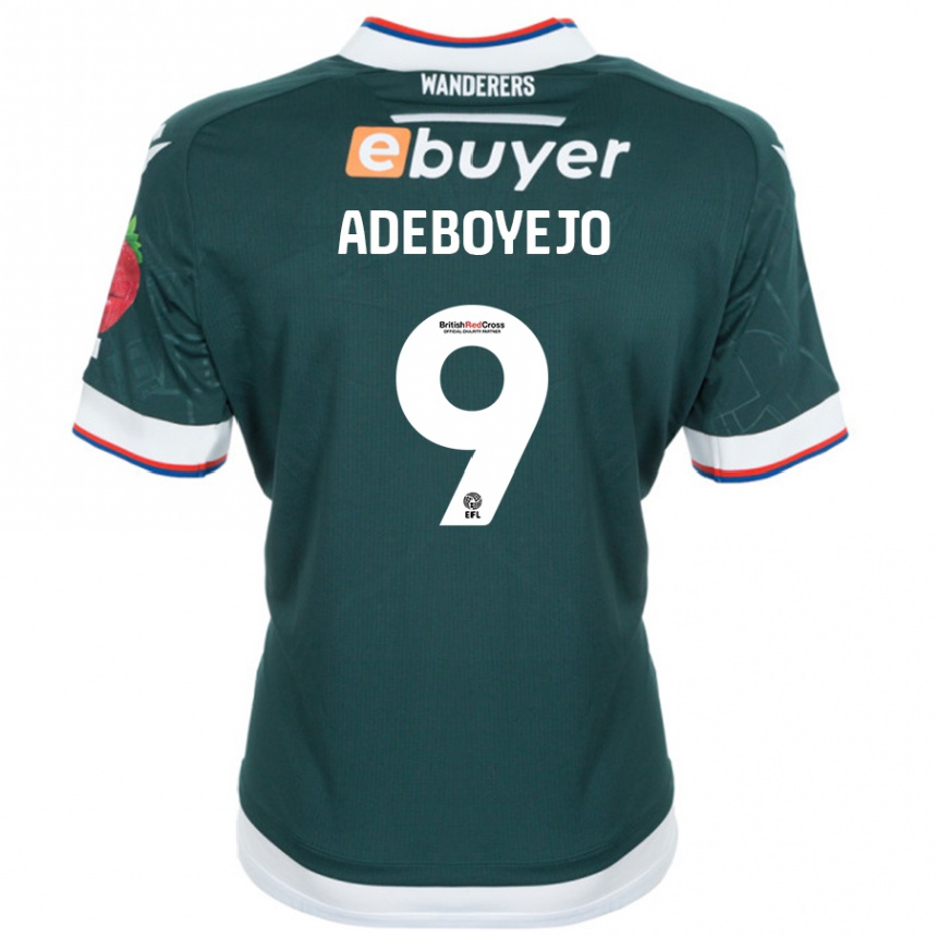 Vaikiškas Victor Adeboyejo #9 Tamsiai Žalia Išvykos Marškinėliai 2024/25 T-Shirt